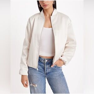 Express Satin Bomber Jacket